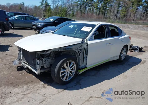 2015 Infiniti Q50 Premium z USA, uszkodzony, nr VIN JN1BV7AR3FM413423